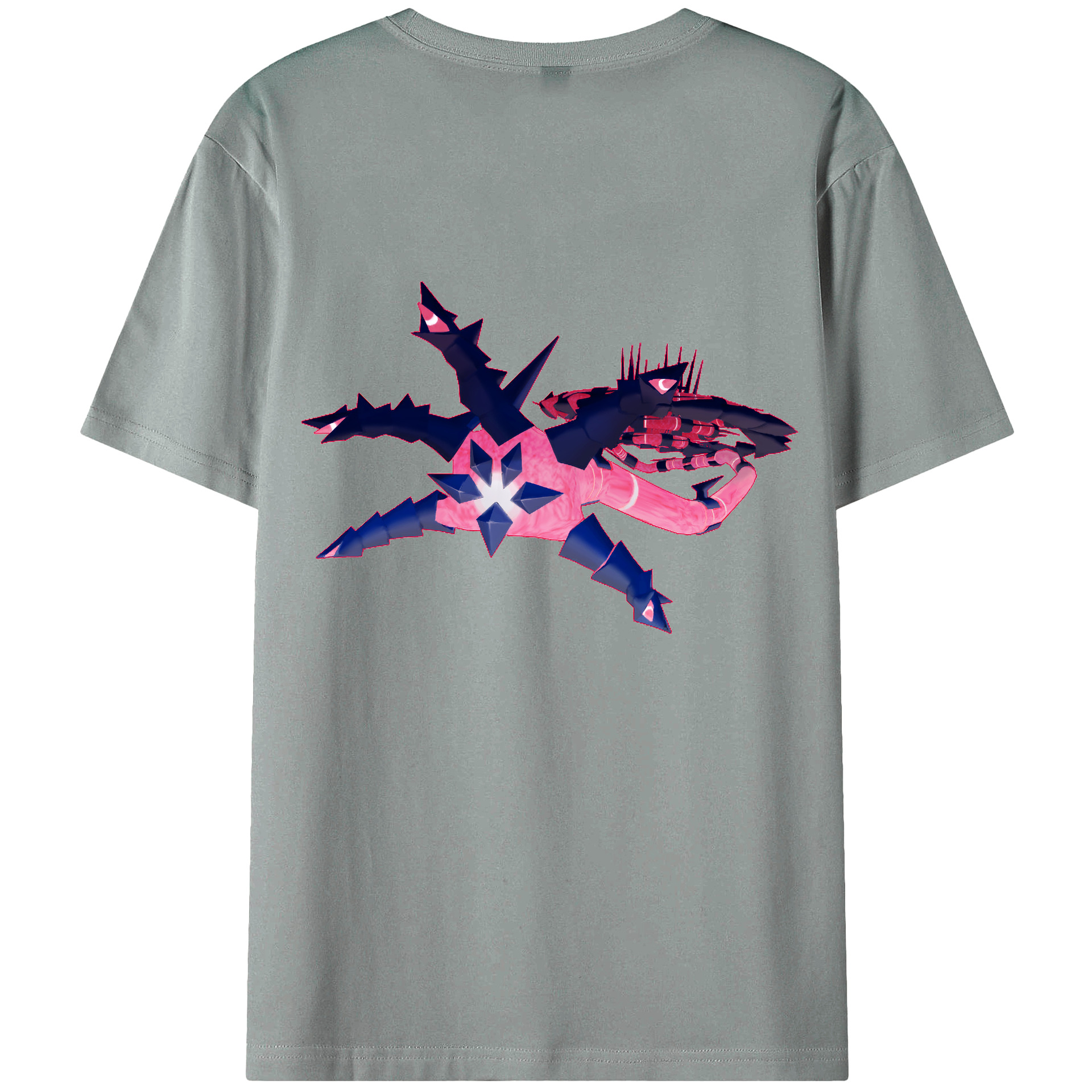 （画像用） ポケットモンスター Pokémon 綿100％ メンズ半袖Tシャツ（バックプリント） 通気性